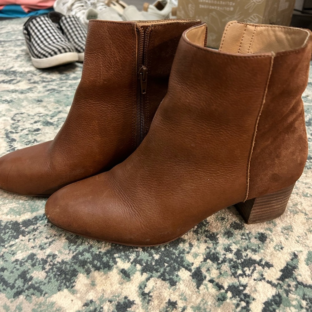 Brown booties